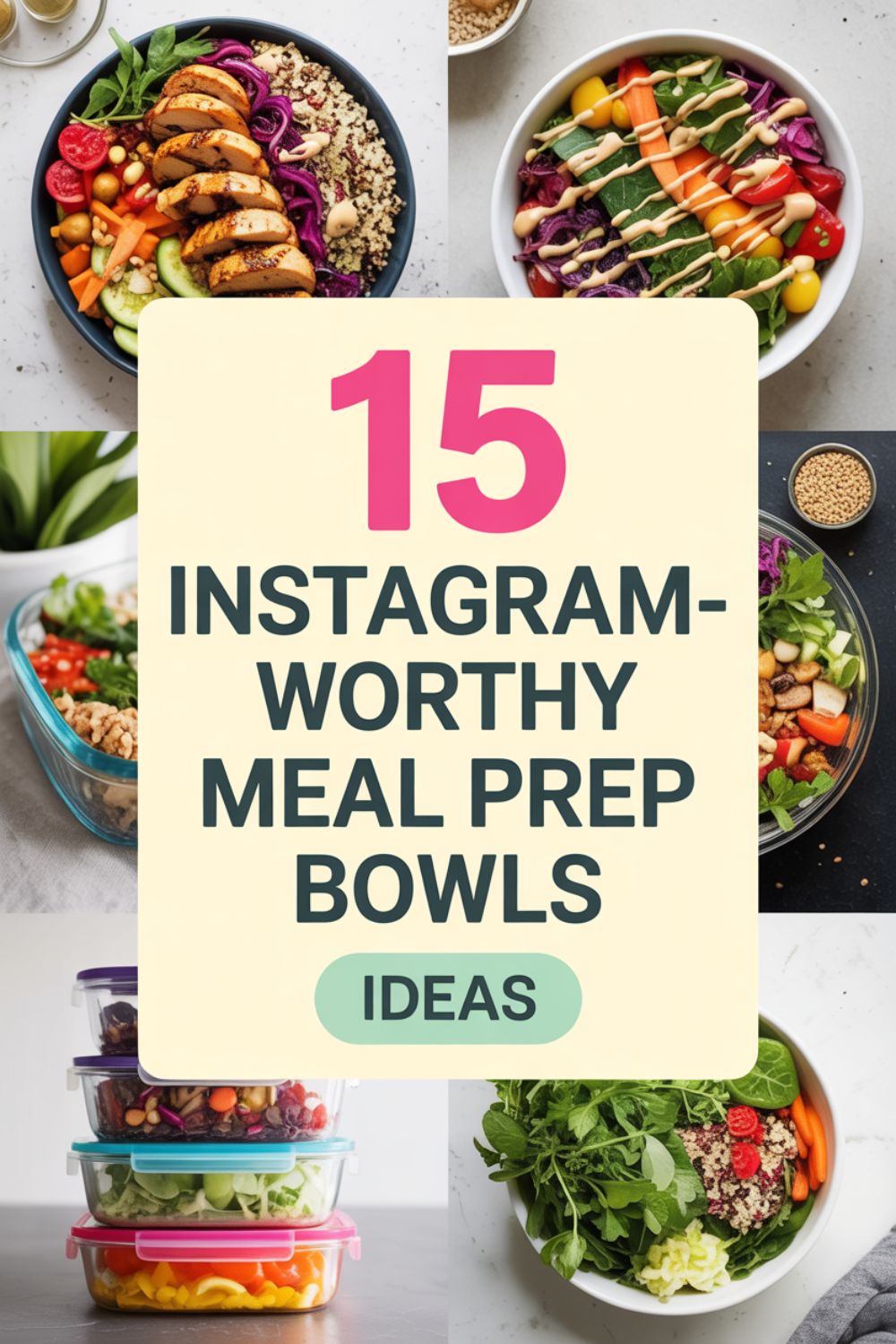 15 Instagram Worthy Meal Prep Bowl Ideas