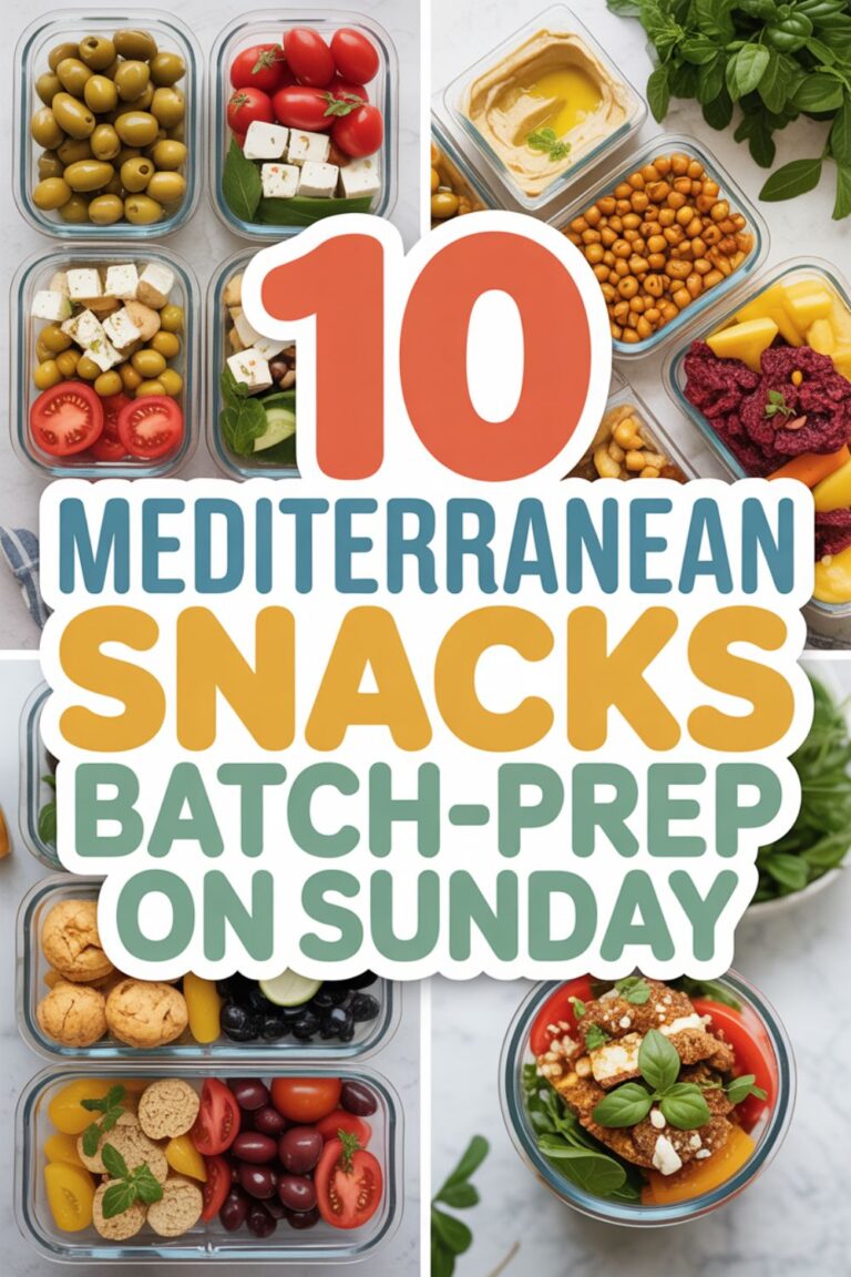 10 Mediterranean Snacks You Can Batch-Prep on Sunday