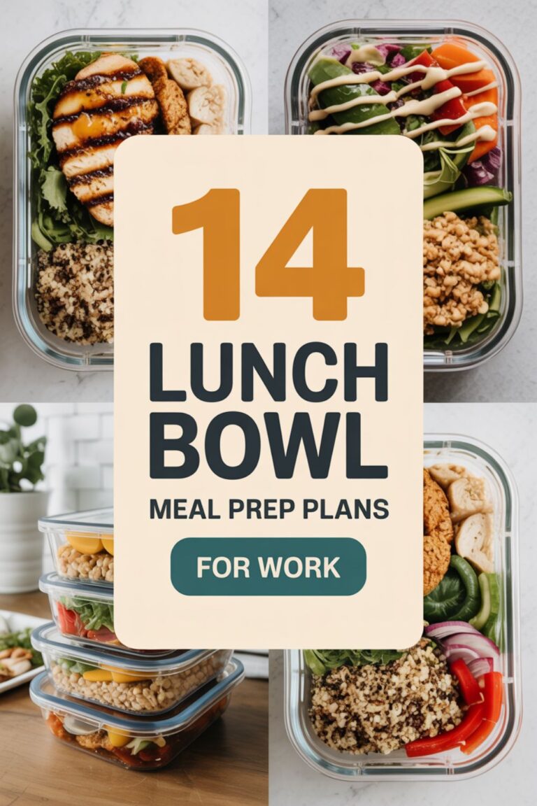 14 Lunch Bowl Meal Prep Plans for Work 11 14 Lunch Bowl Meal Prep Plans for Work