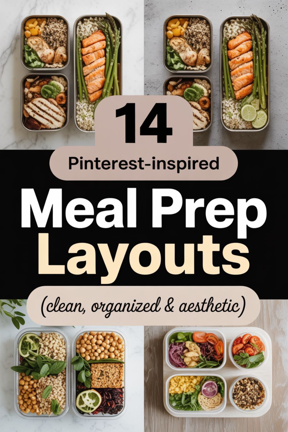 14 Pinterest-Inspired Meal Prep Layouts That'll Make You Actually Want to Meal Prep 2