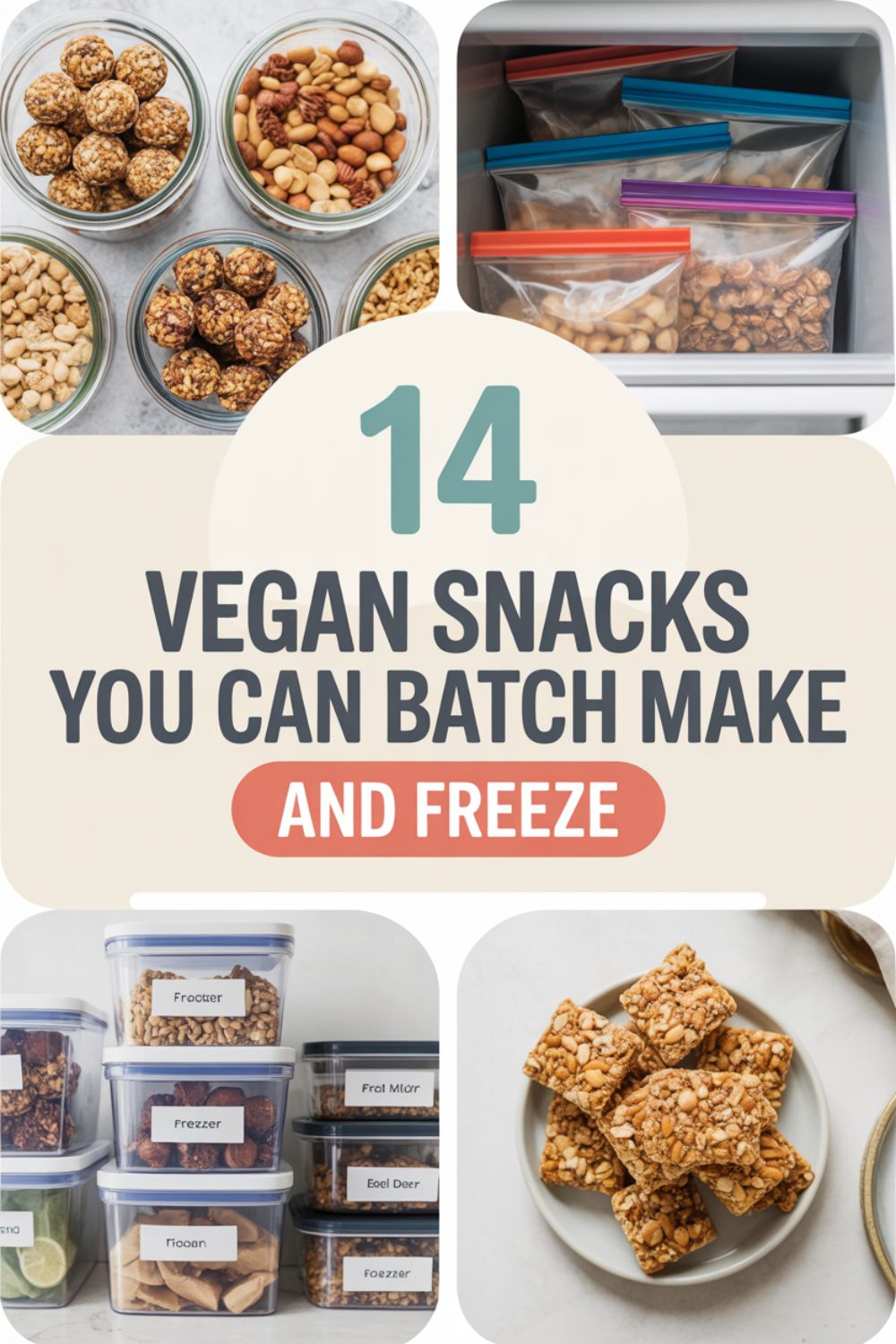 14 Vegan Snacks You Can Batch Make and Freeze