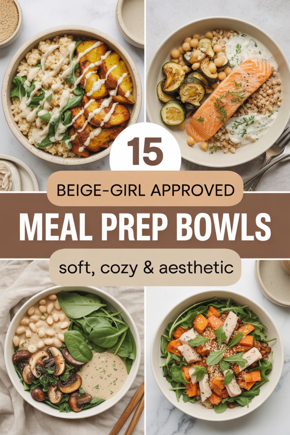15 Beige Girl Approved Meal Prep Bowls