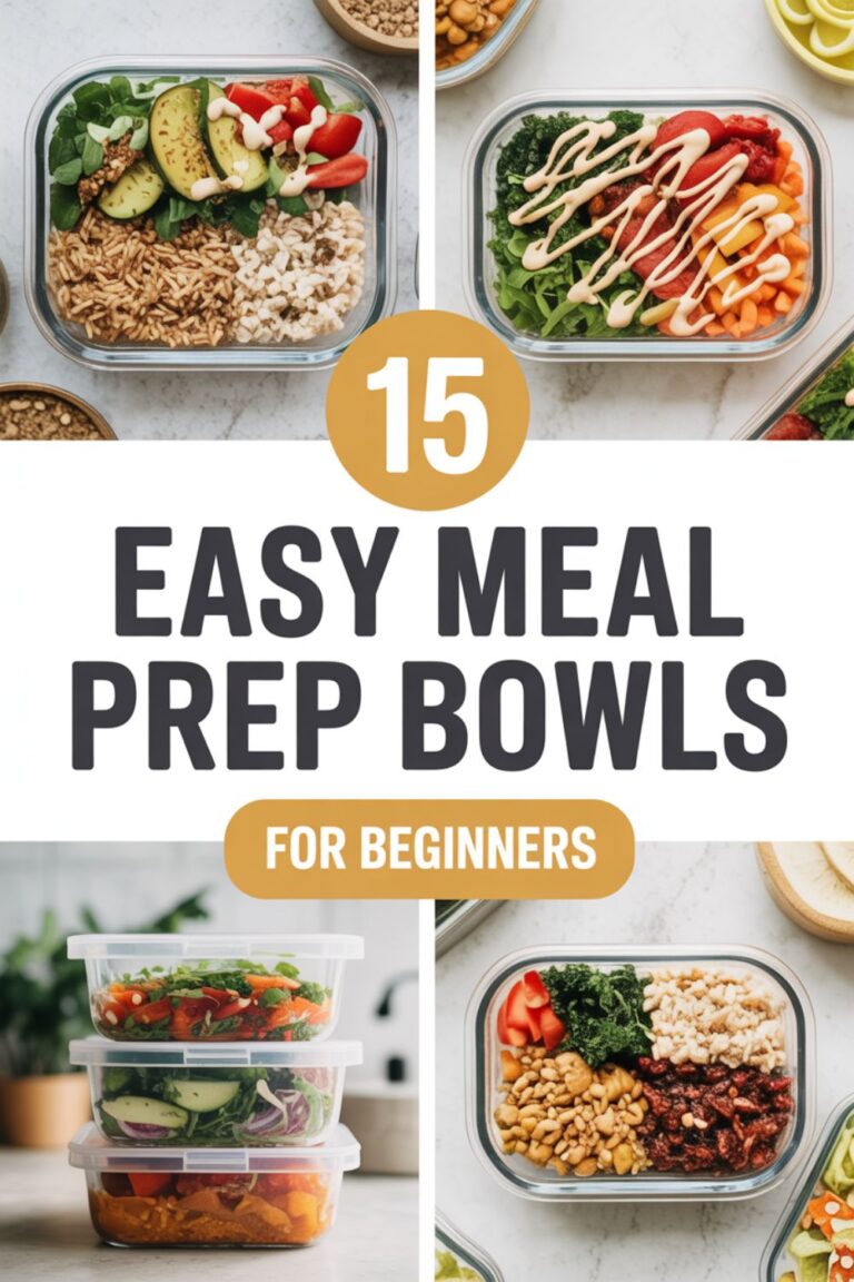 15 Easy Meal Prep Bowls for Beginners
