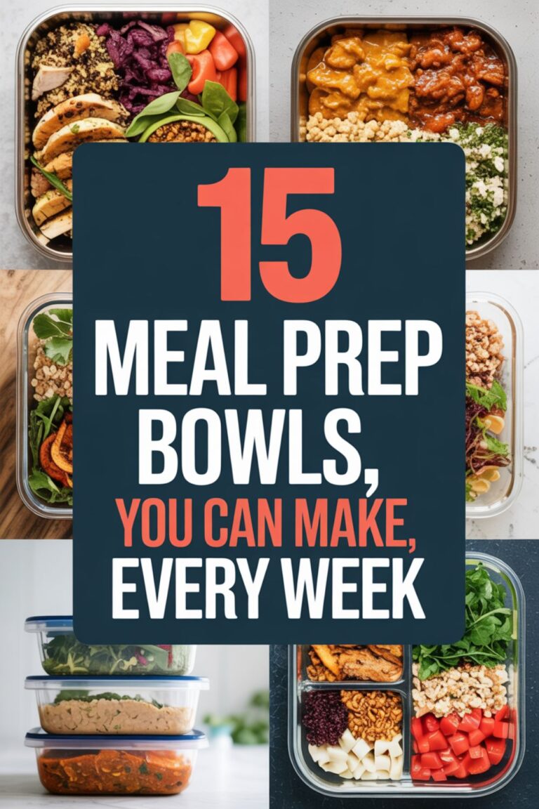 15 Meal Prep Bowls You Can Make Every Week
