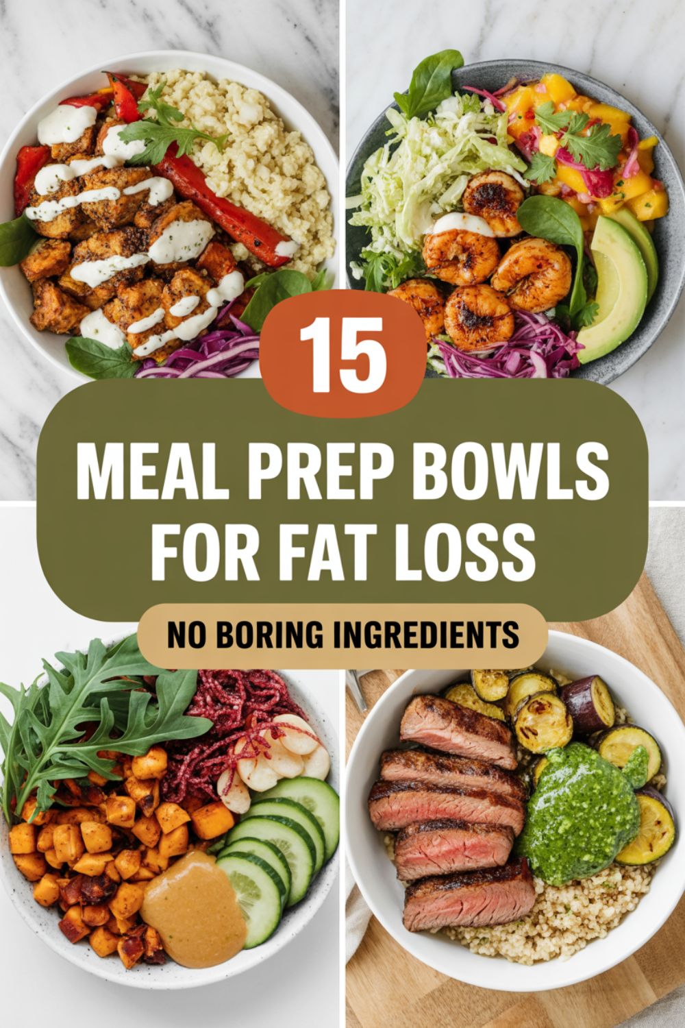 15 Meal Prep Bowls for Fat Loss (No Boring Ingredients) 2