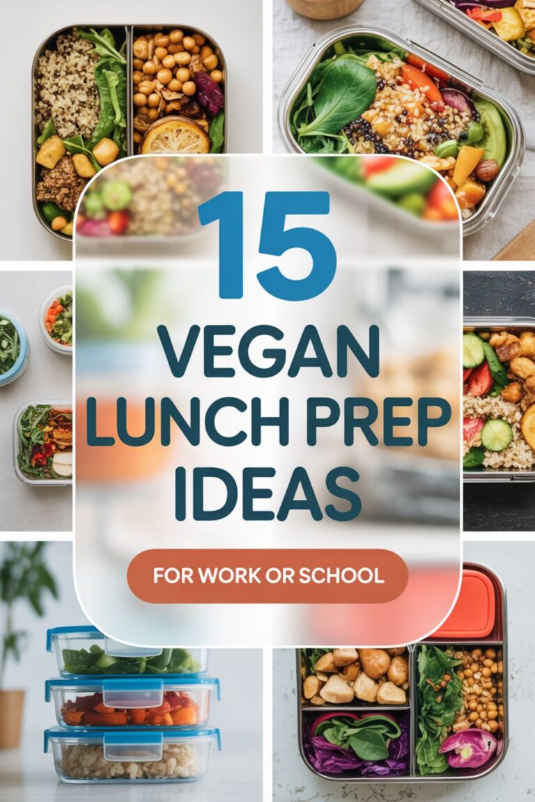 15 Vegan Lunch Prep Ideas for Work or School 5 15 Vegan Lunch Prep Ideas for Work or School
