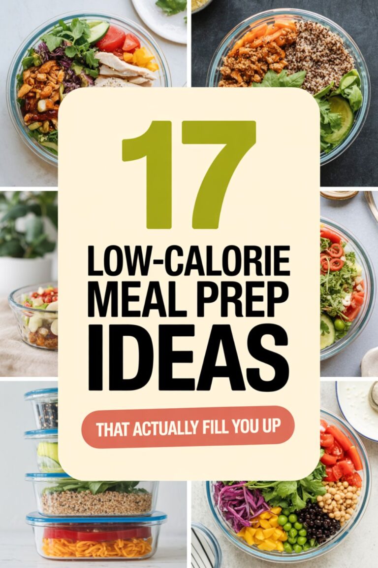 17 Low-Calorie Meal Prep Ideas That Actually Fill You Up