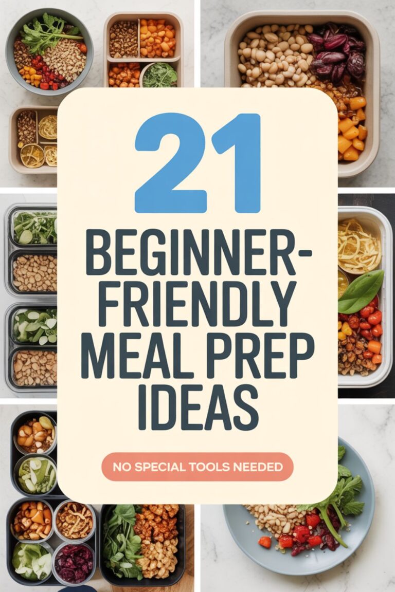 21 Beginner-Friendly Meal Prep Ideas (No Special Tools Needed) 14 21 Beginner-Friendly Meal Prep Ideas (No Special Tools Needed)