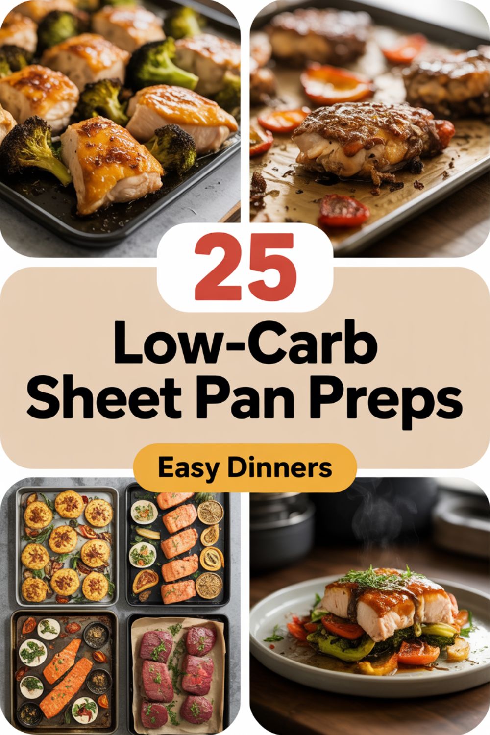 25 Low Carb Sheet Pan Preps for Easy Dinners