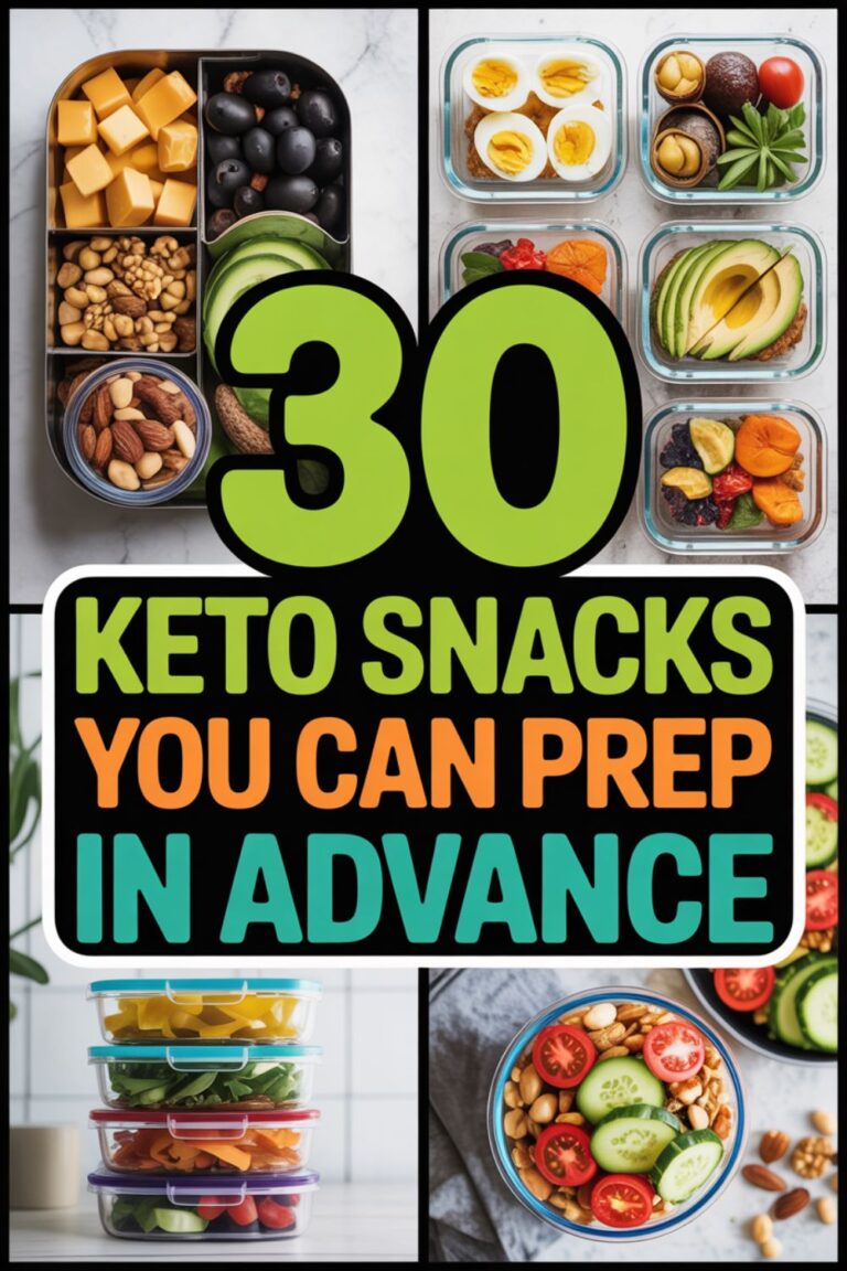 30 Keto Snacks You Can Prep in Advance