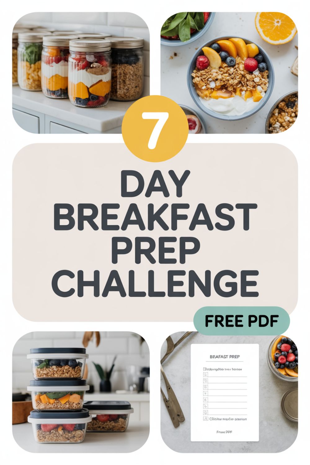7 Day Breakfast Prep Challenge Free PDF