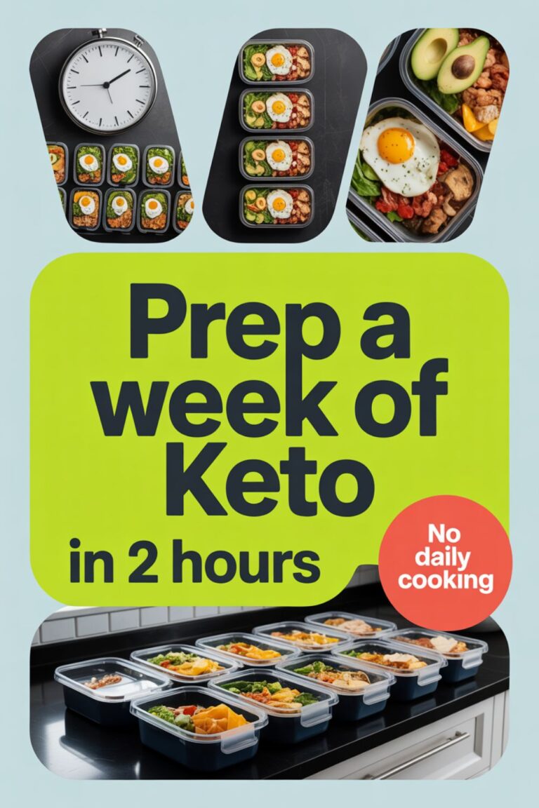 How to Prep a Week of Keto Meals in 2 Hours