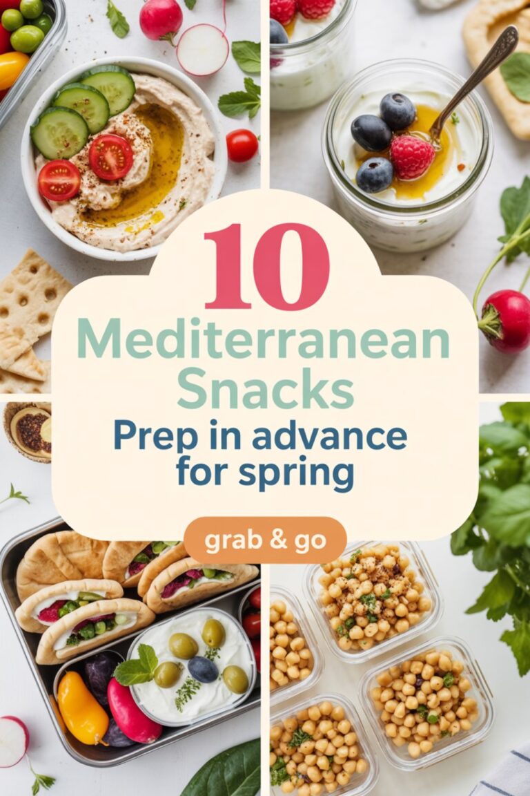 10 Mediterranean Snacks to Prep in Advance for Spring