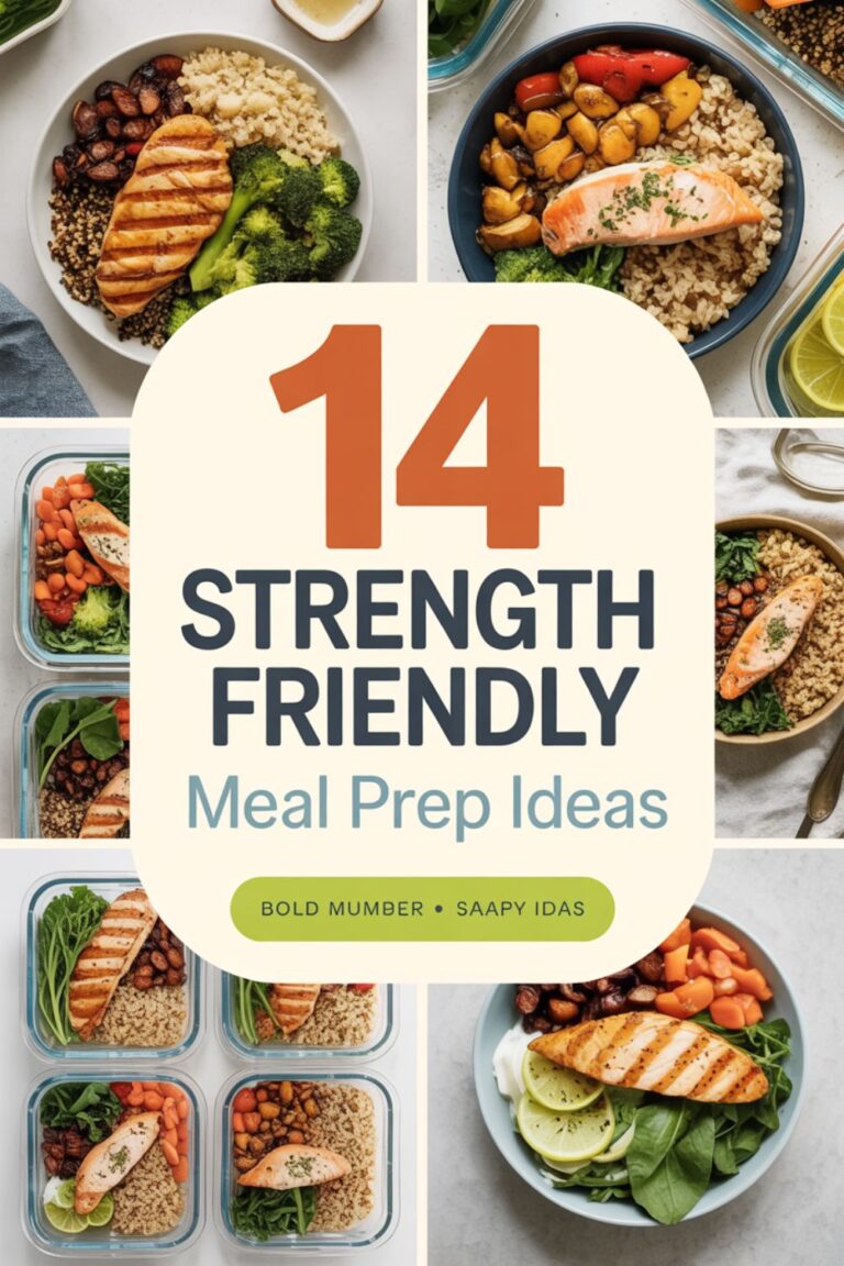 14 Strength-Friendly Meal Prep Ideas to Fuel Your Gains