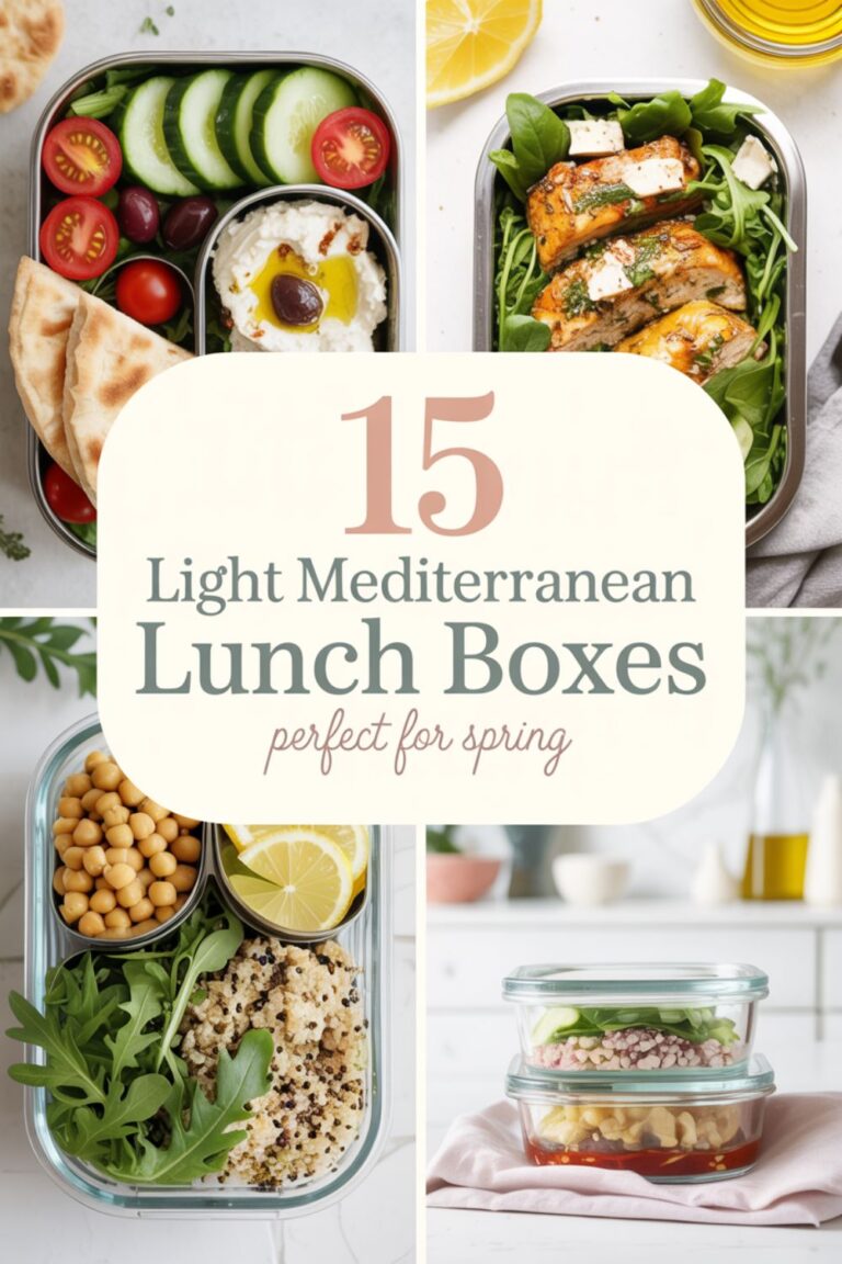 15 Light Mediterranean Lunch Boxes Perfect for Spring