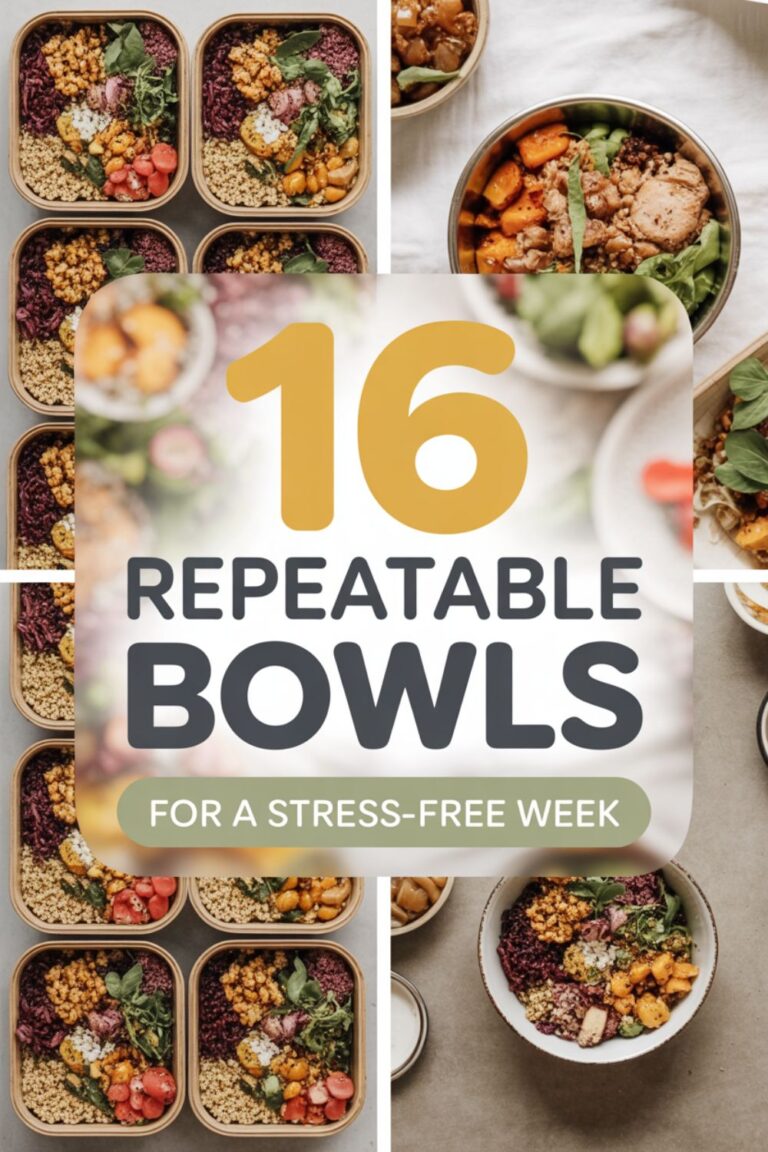 16 Repeatable Bowls for a Stress-Free Week