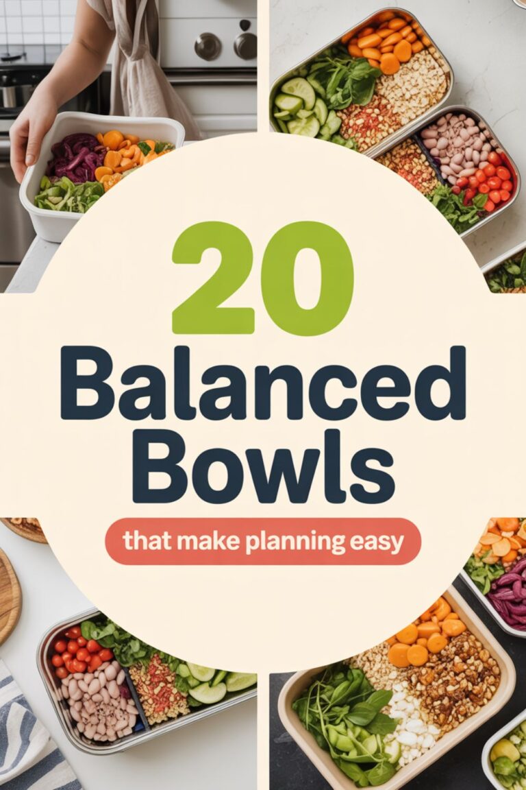20 Balanced Bowls That Make Planning Easy