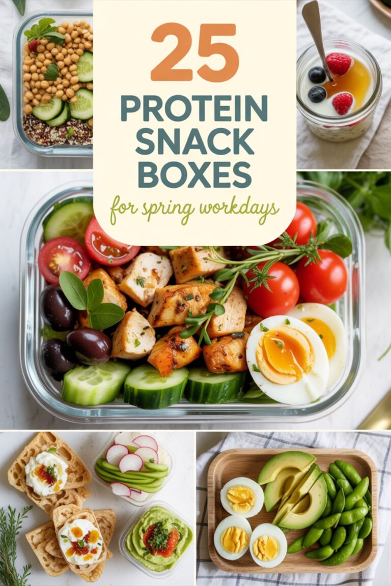 25 Protein Snack Boxes for Spring Workdays 18 25 Protein Snack Boxes for Spring Workdays