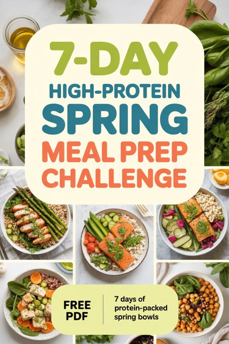 7-Day High-Protein Spring Meal Prep Challenge: Your Ultimate Guide 20 7-Day High-Protein Spring Meal Prep Challenge: Your Ultimate Guide