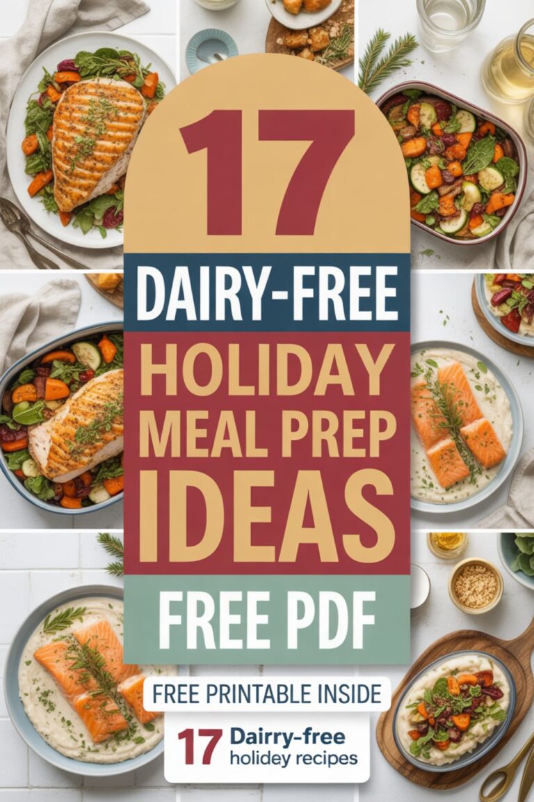 17 Dairy-Free Holiday Meal Prep Ideas