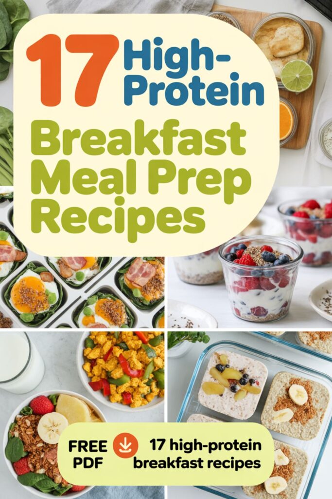 17 High-Protein Breakfast Meal Prep Recipes That Actually Keep You Full