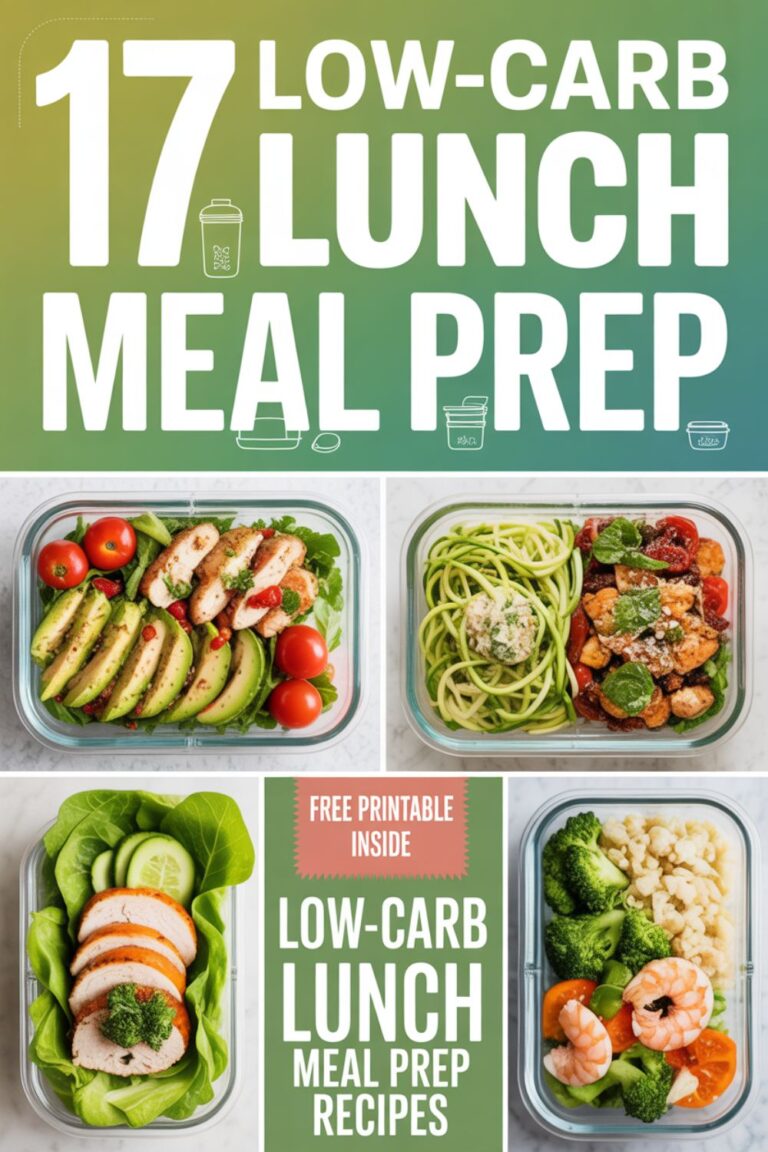 17 Low-Carb Lunch Meal Prep Recipes That Actually Make Your Week Better