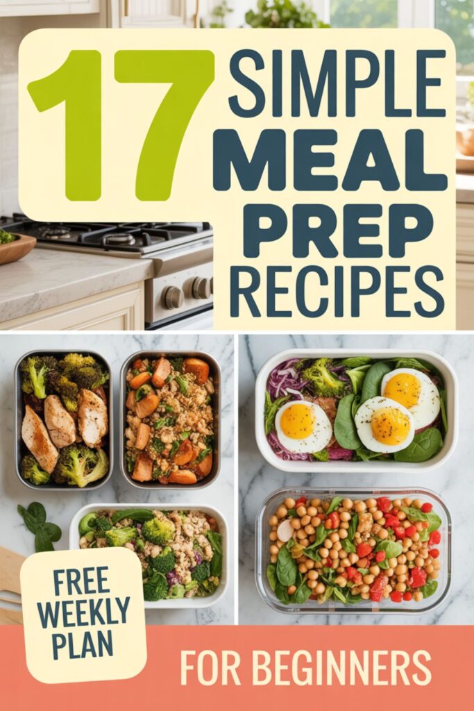17 Simple Meal Prep Recipes For Beginners