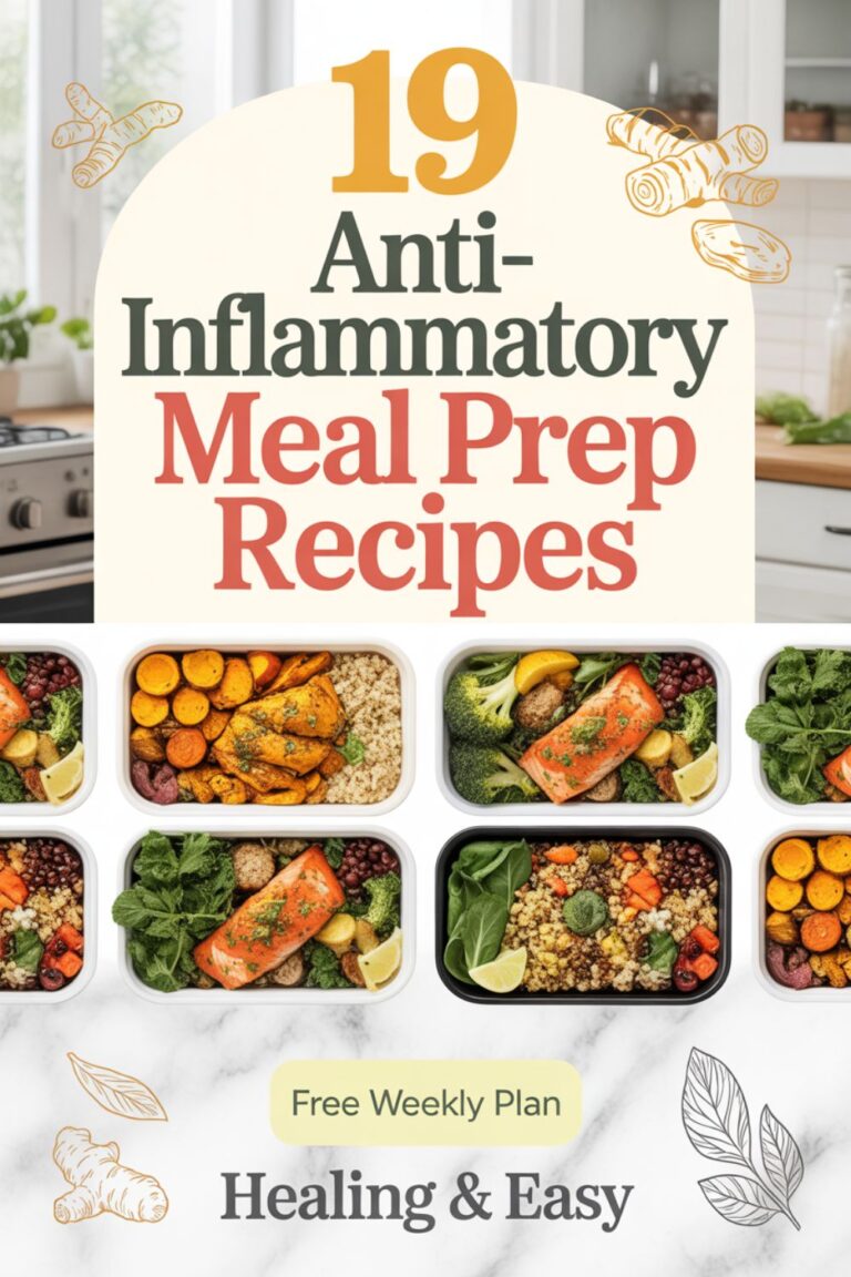 19 Anti-Inflammatory Meal Prep Recipes That Actually Taste Good