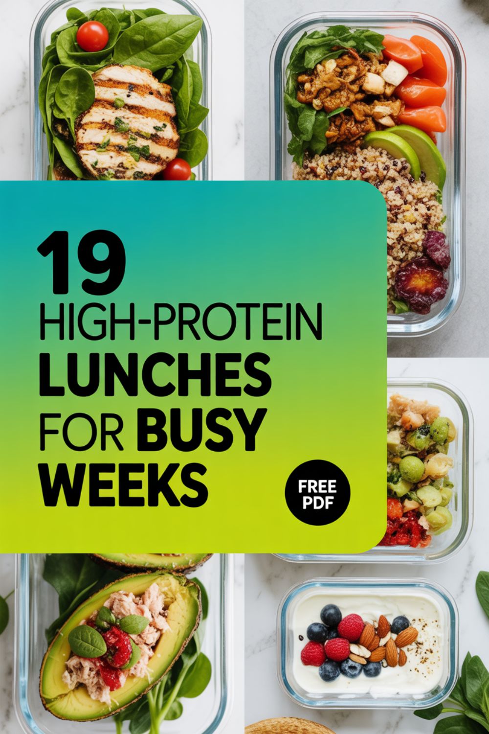 19 High Protein Lunches for Busy Weeks