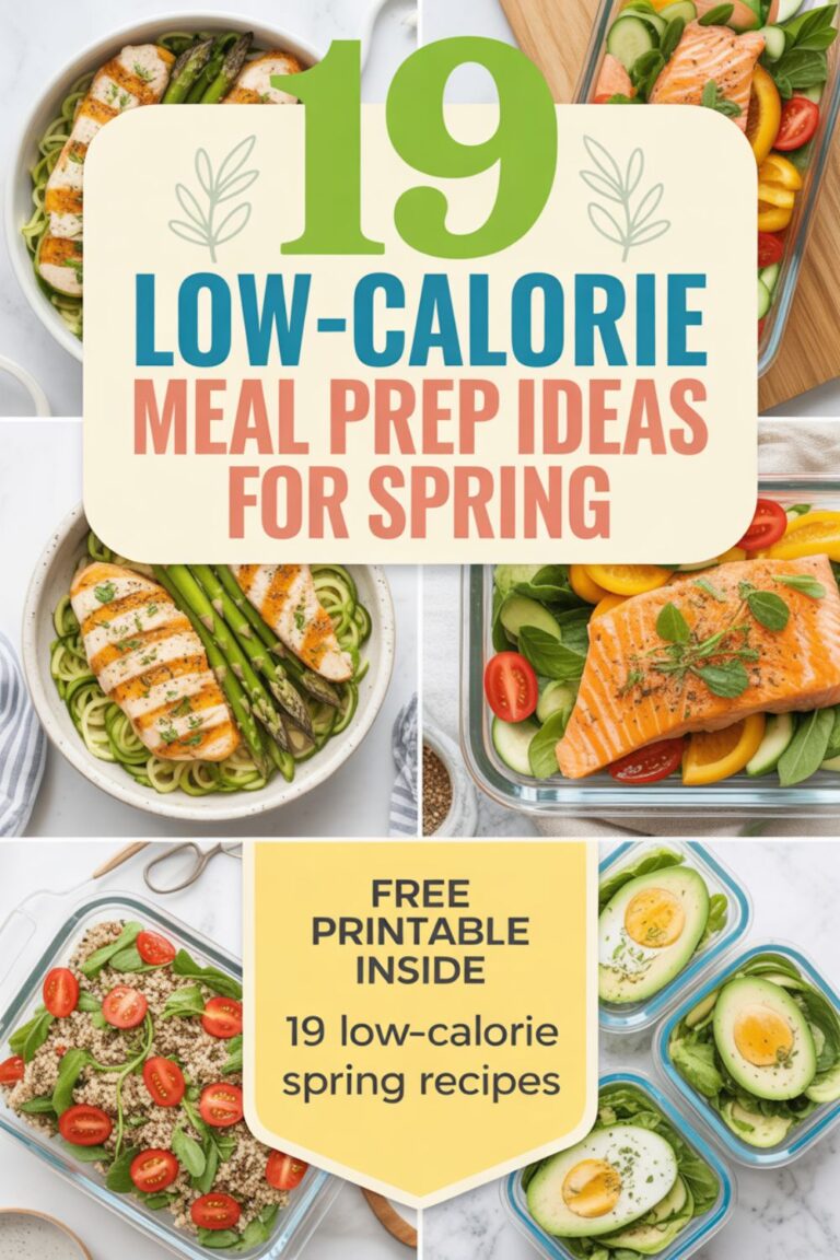 19 Low-Calorie Meal Prep Ideas for Spring