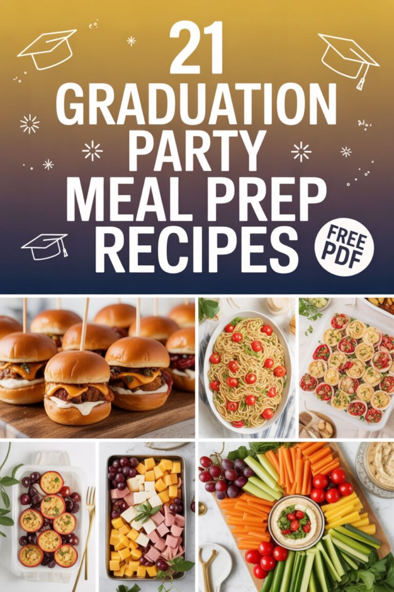 21 Graduation Party Meal Prep Recipes That Actually Make the Party