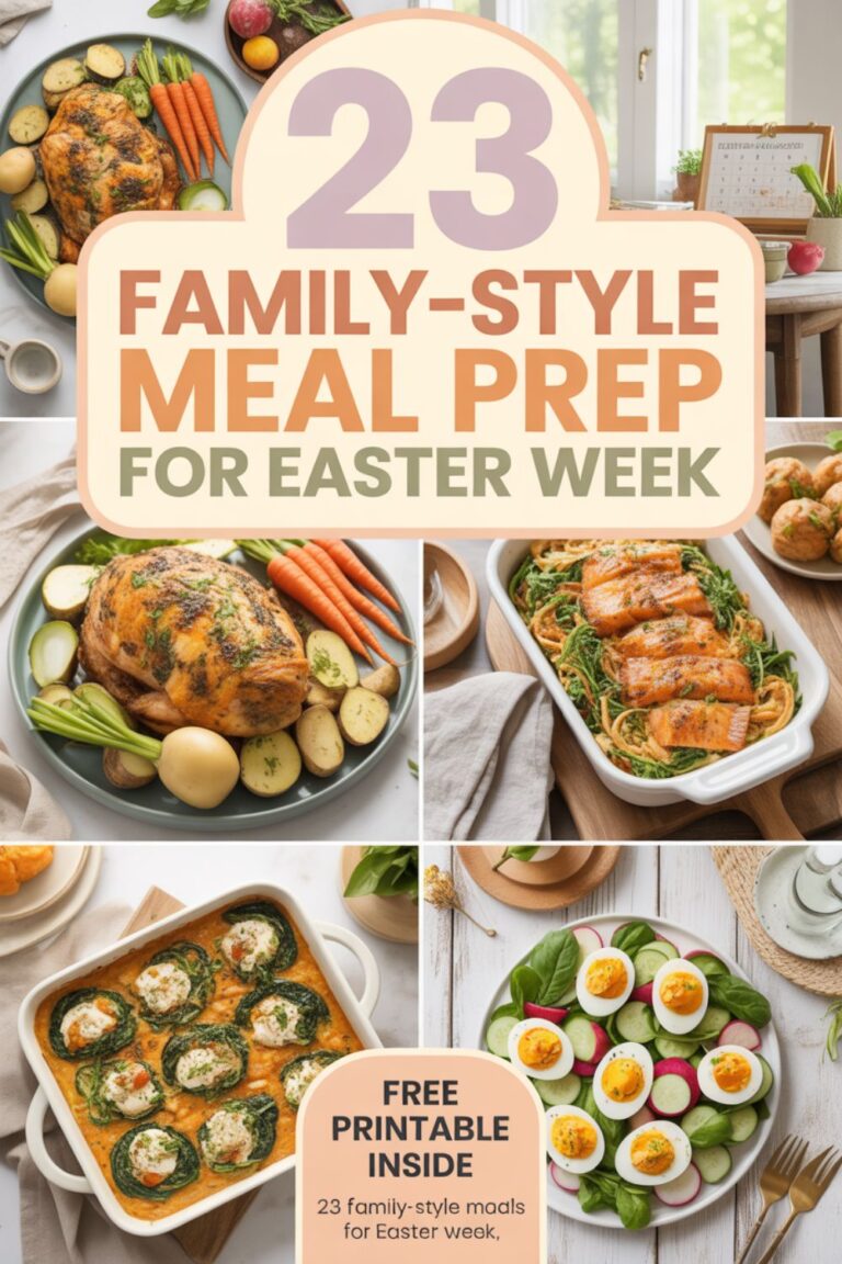 23 Family-Style Meal Prep Ideas for Easter Week
