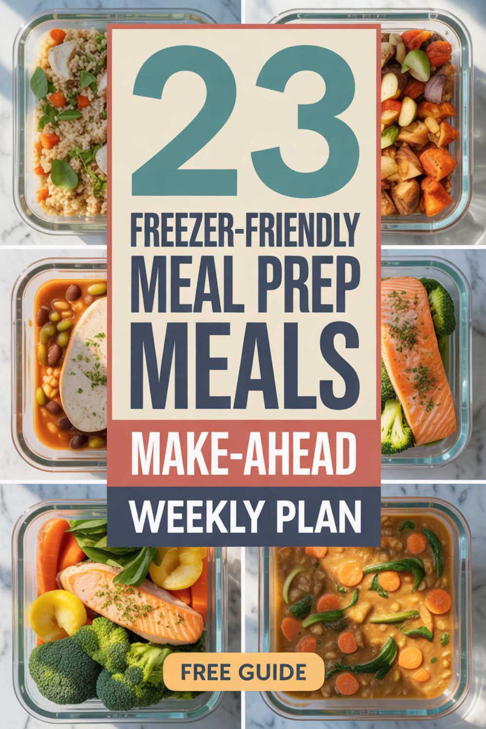 23 Freezer Friendly Meal Prep Meals