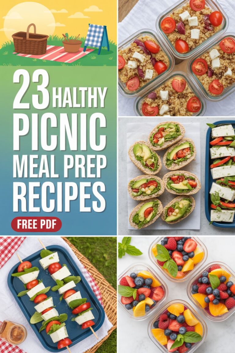 23 Healthy Picnic Meal Prep Recipes That Actually Travel Well