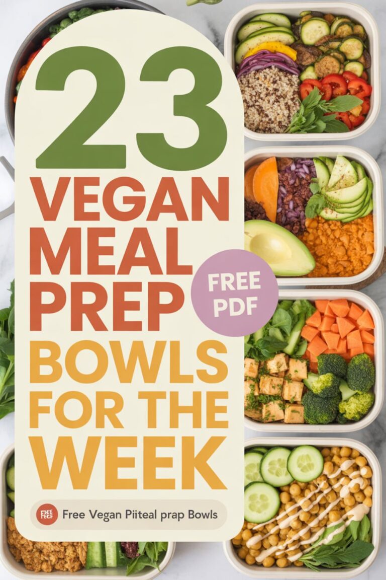 23 Vegan Meal Prep Bowls for the Week