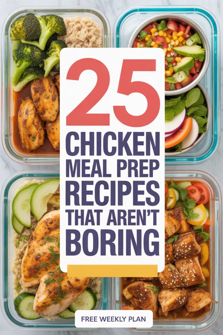 25 Chicken Meal Prep Recipes That Aren’t Boring