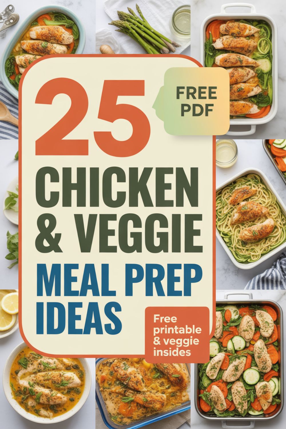 25 Chicken Veggie Meal Prep Ideas
