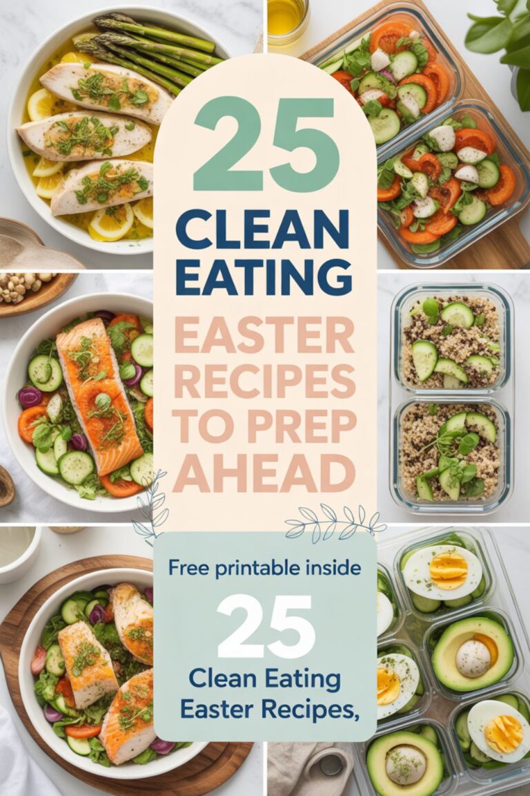 25 Clean Eating Easter Recipes to Prep Ahead