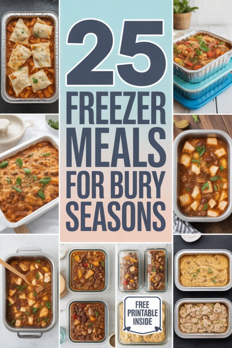 25 Freezer Meals for Busy Seasons That Will Honestly Save Your Sanity
