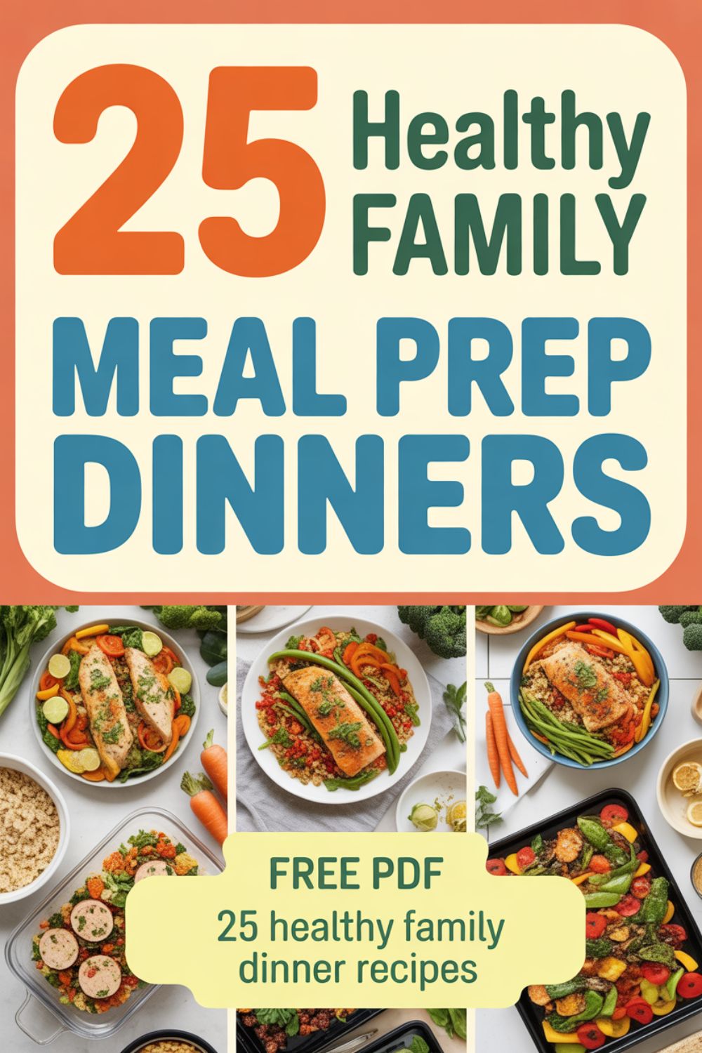 25 Healthy Family Meal Prep Dinners