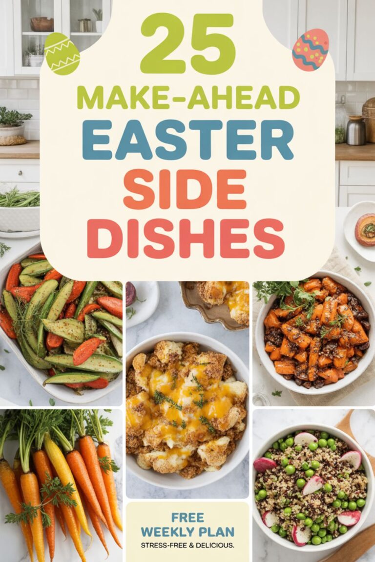 25 Make-Ahead Easter Side Dishes That Will Actually Save Your Sanity