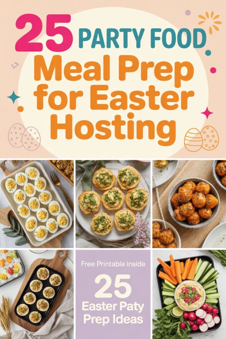 25 Party Food Meal Prep Ideas for Easter Hosting