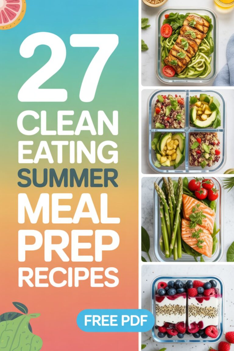 27 Clean Eating Summer Meal Prep Recipes That Actually Taste Like Summer