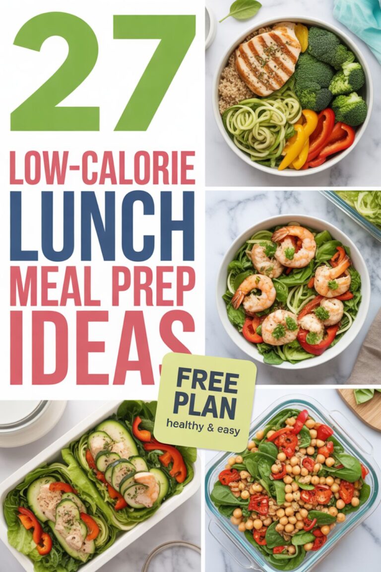 27 Low-Calorie Lunch Meal Prep Ideas That Actually Keep You Full 8 27 Low-Calorie Lunch Meal Prep Ideas That Actually Keep You Full