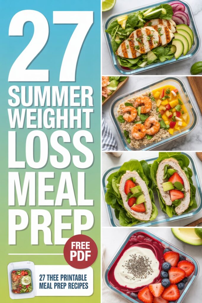 27 Summer Meal Prep Recipes For Weight Loss