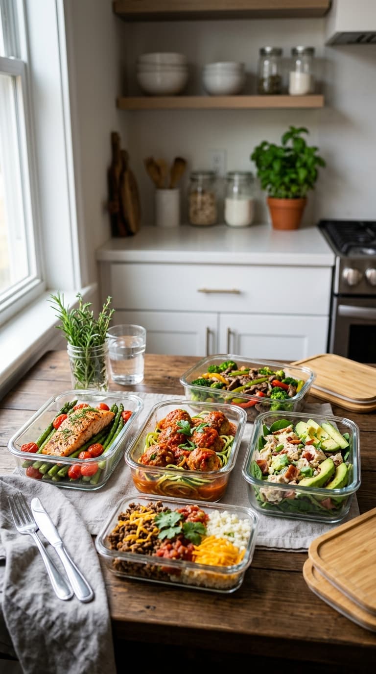 Keto Meal Prep For The Week: 5 Meals In 2 Hours