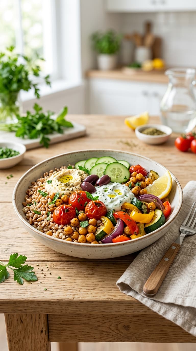 Mediterranean Diet Vegetarian Plan: 7-Day Meatless Menu